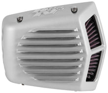 画像をギャラリービューアに読み込む, K&amp;N Street Metal Intake System 01-16 Harley-Davidson Shaker Silver H/D Softail/Dyna Fl