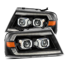 画像をギャラリービューアに読み込む, AlphaRex 04-08 Ford F-150 (No 2004 Heritage) LUXX-Series LED Proj HL Alpha-Blk w/Actv Lgt / Seq. Sig