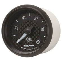 画像をギャラリービューアに読み込む, Autometer GT Series 52mm Full Sweep Electronic 0-100 PSI Oil Pressure Gauge