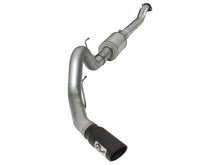 画像をギャラリービューアに読み込む, aFe Atlas Exhausts 4in Cat-Back Aluminized Steel Exhaust Sys 2015 Ford F-150 V6 3.5L (tt) Black Tip