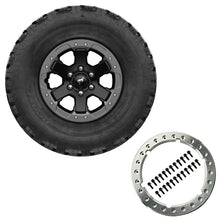 画像をギャラリービューアに読み込む, Ford Racing 2021 Bronco 17x8.0 Beadlock Carbonized Gray Badlands Wheel Kit