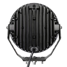 画像をギャラリービューアに読み込む, Go Rhino Xplor Blackout Series Round Single LED Spot Light Kit w/DRL (Surface Mount) 9in. - Blk