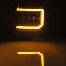 画像をギャラリービューアに読み込む, AlphaRex 14-18 GMC Sierra NOVA LED Proj Headlights Plank Style Black w/Activ Light/Seq Signal/DRL