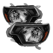 画像をギャラリービューアに読み込む, xTune Toyota Tacoma 2012-2015 OEM Style Headlights Black HD-JH-TTA12-AM-BK