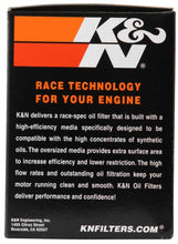 画像をギャラリービューアに読み込む, K&amp;N Harley-Davidson / Buell 3in OD x 4.063in H Black Oil Filter