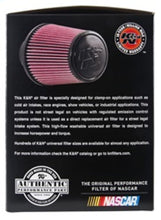 画像をギャラリービューアに読み込む, K&amp;N Universal Rubber Filter - Round Tapered 6in Base OD x 3in Flange ID x 6in H