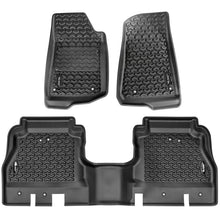 画像をギャラリービューアに読み込む, Rugged Ridge Floor Liner Kit Black F/R 20-21 Jeep Gladiator (JT)