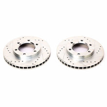 画像をギャラリービューアに読み込む, Power Stop 71-74 Chevrolet Blazer Front Evolution Drilled &amp; Slotted Rotors - Pair