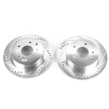 画像をギャラリービューアに読み込む, Power Stop 03-05 Infiniti G35 Rear Evolution Drilled &amp; Slotted Rotors - Pair