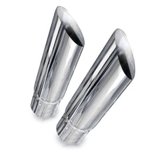 画像をギャラリービューアに読み込む, Stainless Works Slash Cut Exhaust Tips 2in ID Inlet