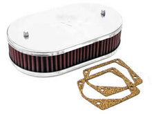 画像をギャラリービューアに読み込む, K&amp;N Custom Racing Assembly Bolt On Oval 6-8 Air Filter 2.188in Height 5.125 ID 3.156in Flange