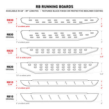 画像をギャラリービューアに読み込む, Go Rhino RB10 Running Boards 57in. Cab Length - Bedliner Coating (No Drill/Mounting Brackets Require
