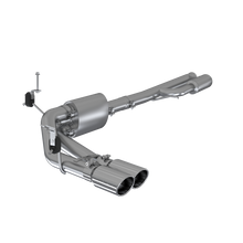 画像をギャラリービューアに読み込む, MBRP 2019+ Chevrolet Silverado 1500 4.5L/5.3L Pre-Axle Dual Side Exit w/ 4in OD Tip - AL