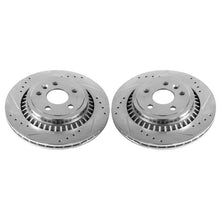 画像をギャラリービューアに読み込む, Power Stop 10-17 Volvo XC60 Rear Evolution Drilled &amp; Slotted Rotors - Pair