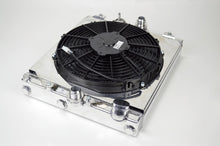 画像をギャラリービューアに読み込む, CSF Universal Half Radiator w/-16AN &amp; Slip-On Fittings/12in SPAL Fan &amp; Shroud