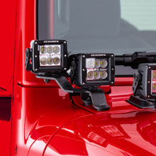 画像をギャラリービューアに読み込む, Go Rhino 18-20 Jeep Wrangler JL/JLU/Gladiator JT Light Mount - Two 3in Cubes Offset
