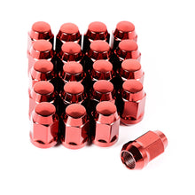 画像をギャラリービューアに読み込む, Rugged Ridge Wheel Lug Nut Set of 20 Red 1/2-20