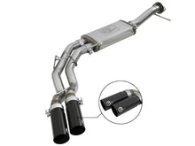 画像をギャラリービューアに読み込む, aFe Rebel Series Exht 3in SS Middle Side Exit CB w/ Black Tips 11-14 Ford F150 Ecoboost V6 3.5L (tt)