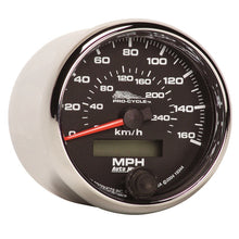 画像をギャラリービューアに読み込む, Autometer Pro-Cycle Gauge Speedo 2 5/8in 160 Mph/260Kmh Elec Black