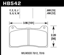 画像をギャラリービューアに読み込む, Hawk Wilwood 7812 / 7816 DTC-50 Motosports Brake Pads