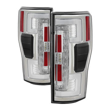 画像をギャラリービューアに読み込む, Spyder 17-18 Ford F-250 SD (w/Blind Spot Sensor) LED Tail Lights - Chrm (ALT-YD-FS17BS-LED-C)