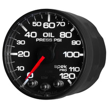 画像をギャラリービューアに読み込む, Autometer Spek-Pro - Nascar 2-1/16in Oil Press 0-120 psi Bfb Ecu