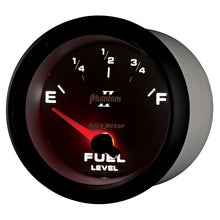 画像をギャラリービューアに読み込む, AutoMeter Gauge Fuel Level 2-5/8in. 0 Ohm(e) to 90 Ohm(f) Elec Phantom II