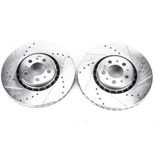 画像をギャラリービューアに読み込む, Power Stop 03-14 Volvo XC90 Front Evolution Drilled &amp; Slotted Rotors - Pair