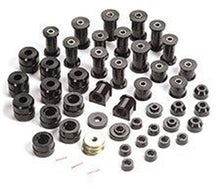 画像をギャラリービューアに読み込む, Rugged Ridge Polyurethane Bushing Kit Black 87-95 Jeep Wrangler YJ