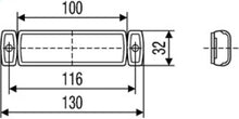 画像をギャラリービューアに読み込む, Hella 8645 Series 12V Amber Side Marker Lamp