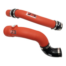 画像をギャラリービューアに読み込む, Injen 17-22 Ford F250/F/350/F-450/F-550 V8-6.7L Turbo Diesel Wrinkle Red Intercooler Piping Kit