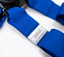画像をギャラリービューアに読み込む, NRG FIA 6pt 2in. Shoulder Belt for HANS Device/ Rotary Cam Lock Buckle/ 3in. Waist Belt - Blue