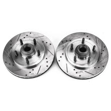 画像をギャラリービューアに読み込む, Power Stop 99-02 Ford Expedition Front Evolution Drilled &amp; Slotted Rotors - Pair