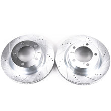 画像をギャラリービューアに読み込む, Power Stop 16-21 Toyota Land Cruiser Front Evolution Drilled &amp; Slotted Rotors - Pair