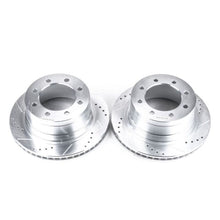 画像をギャラリービューアに読み込む, Power Stop 06-08 Dodge Ram 1500 Rear Evolution Drilled &amp; Slotted Rotors - Pair
