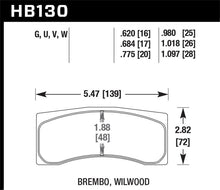 画像をギャラリービューアに読み込む, Hawk Universal Brembo DTC-70 Race Brake Pads