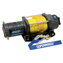 画像をギャラリービューアに読み込む, Superwinch 4500 LBS 12V DC 1/4in x 50ft Synthetic Rope Terra 4500SR Winch - Gray Wrinkle