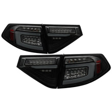 画像をギャラリービューアに読み込む, Spyder 08-14 Subara Impreza WRX Hatchback LED Tail Lights Seq Signal Blk Smoke ALT-YD-SI085D-SEQ-BSM