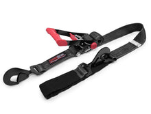 画像をギャラリービューアに読み込む, SpeedStrap 2In x 8Ft Ratchet Tie Down w/ Twisted Snap Hooks &amp; Axle Strap Combo - Black