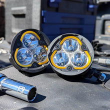 画像をギャラリービューアに読み込む, KC HiLiTES Round Universal Shrouds for Flex Era 3 Lights (Pair)