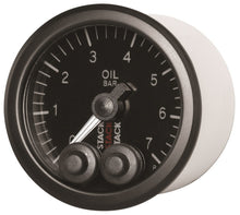 画像をギャラリービューアに読み込む, Autometer Stack 52mm 0-7 Bar M10 Male Pro-Control Oil Pressure Gauge - Black