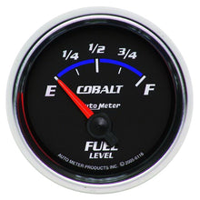 画像をギャラリービューアに読み込む, Autometer Cobalt 52mm 240 E/33 F SSE Fuel Level Gauge