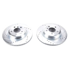 画像をギャラリービューアに読み込む, Power Stop 2016 BMW 328i Rear Evolution Drilled &amp; Slotted Rotors - Pair