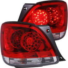 画像をギャラリービューアに読み込む, ANZO 1998-2005 Lexus Gs300 LED Taillights Red/Clear