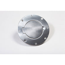 画像をギャラリービューアに読み込む, Rugged Ridge Non-Locking Gas Cap Door Polished Alum 97-06 Wrang