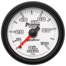 画像をギャラリービューアに読み込む, Autometer Phantom II 52.4mm Mechanical 0-100psi Oil Pressure Gauge