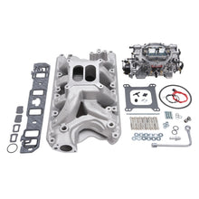 画像をギャラリービューアに読み込む, Edelbrock Manifold And Carb Kit Performer RPM Air-Gap Small Block Ford 351W Natural Finish