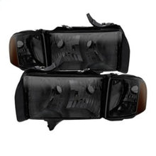 画像をギャラリービューアに読み込む, xTune Dodge Ram Sport Model Only 1999-2002 OEM Headlights Smoked HD-JH-DR99-SP-SM