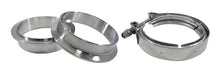 画像をギャラリービューアに読み込む, Torque Solution Stainless Steel V-Band Clamp &amp; Flange Kit - 2.75in (70mm)
