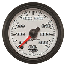 画像をギャラリービューアに読み込む, Autometer Pro-Cycle Gauge Oil Temp 2 1/16in 140-280f Digital Stepper Motor White